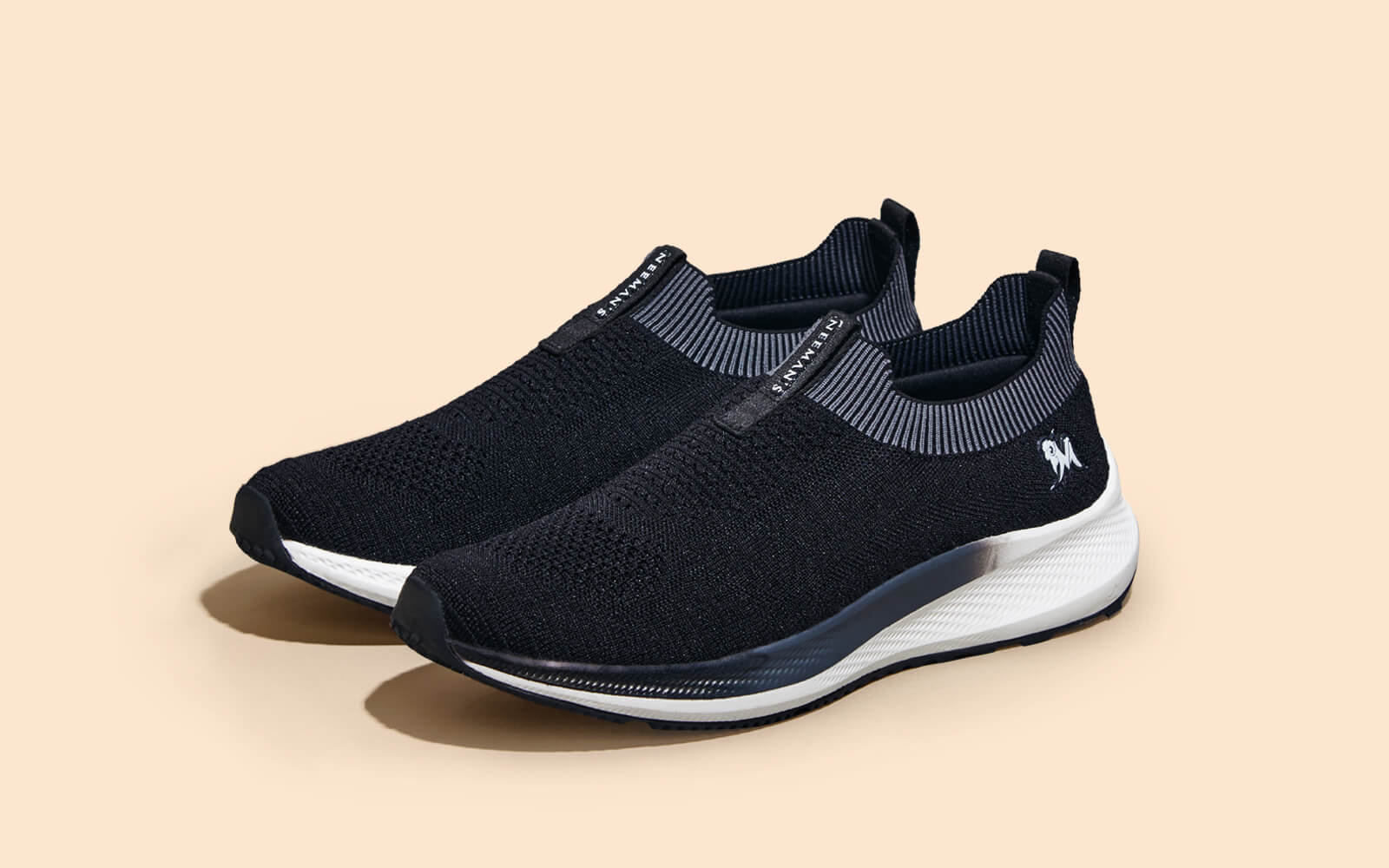 Grip Fit Slip-Ons – Black | Sleek, Supportive Slip-On Shoes for Everyday Comfort by My Store