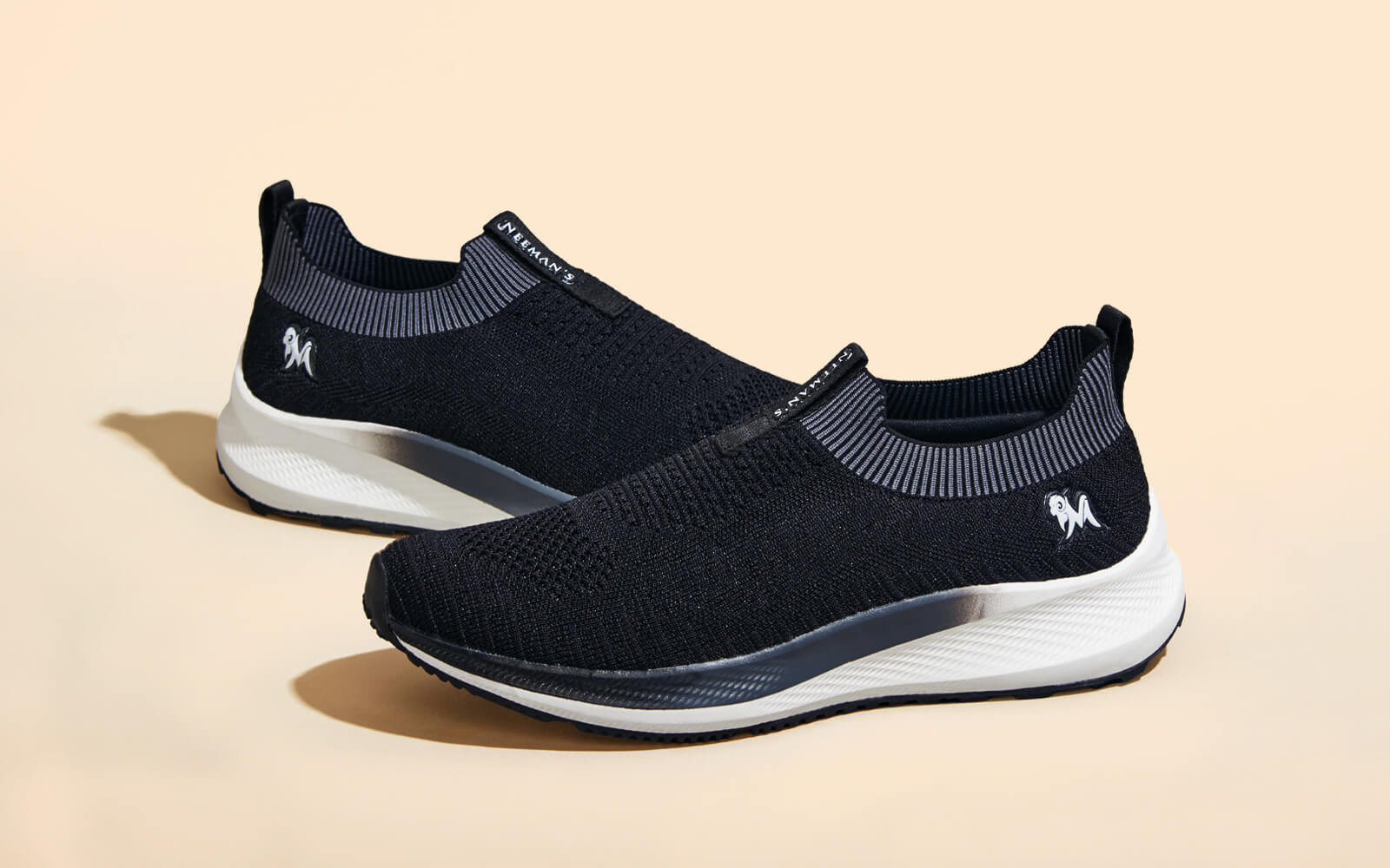 Grip Fit Slip-Ons – Black | Sleek, Supportive Slip-On Shoes for Everyday Comfort by My Store