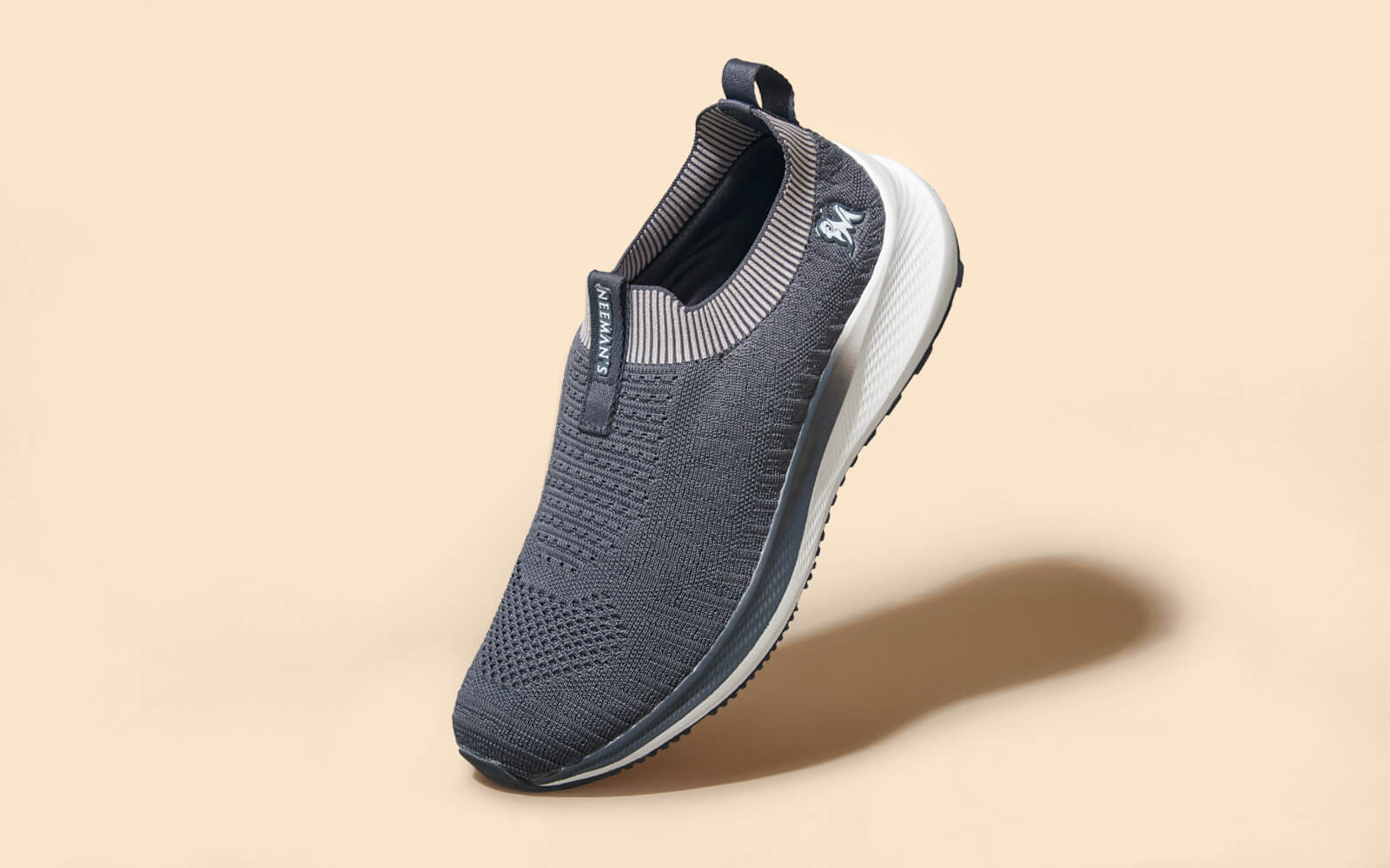 Grip Fit Slip-Ons – Grey | Comfortable Grey Slip-On Shoes for Everyday Wear by My Store