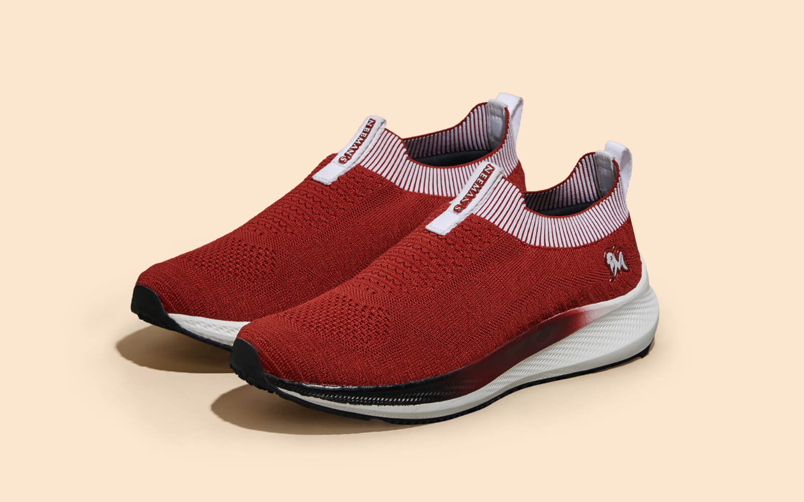 Grip Fit Slip Ons : Maroon by My Store
