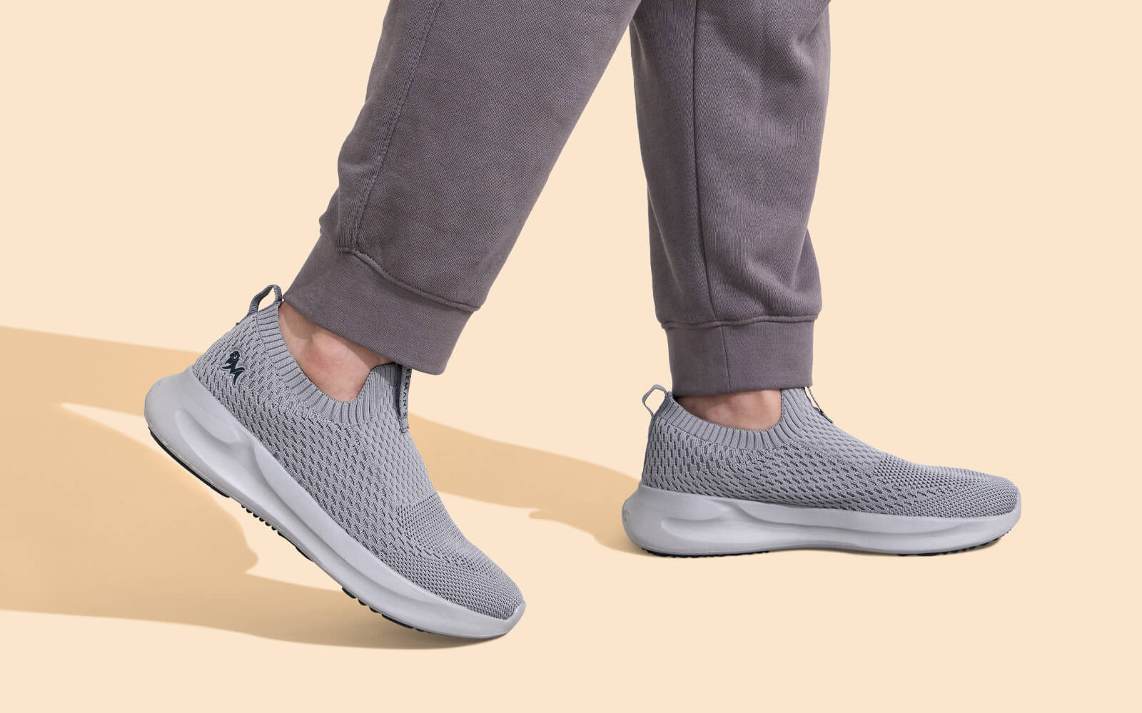 Knit Trainers For Men : Grey by My Store