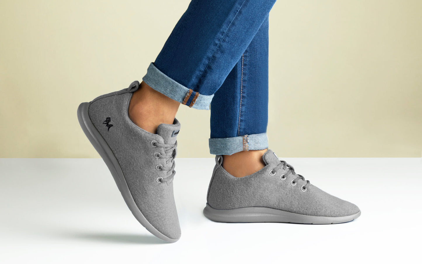 Wool Joggers : Grey Quill by My Store