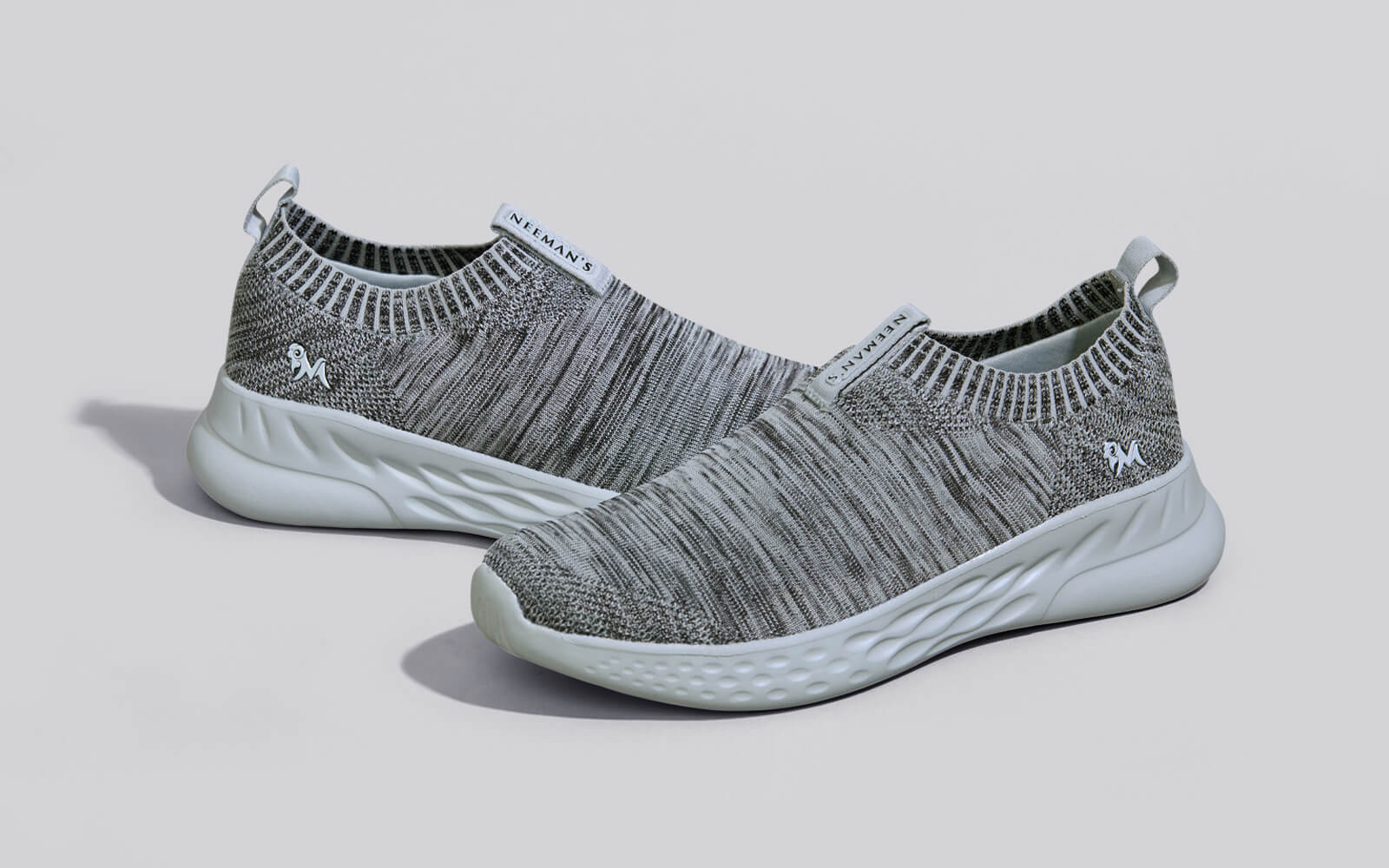 Melange Slip Ons : Grey by My Store