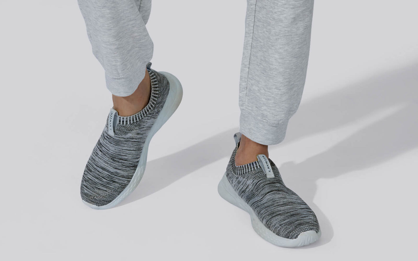Melange Slip Ons : Grey by My Store