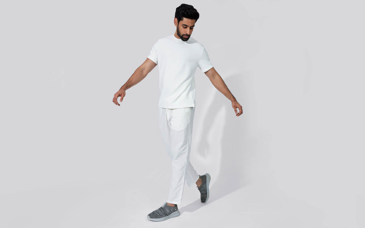 Melange Slip Ons : Grey by My Store