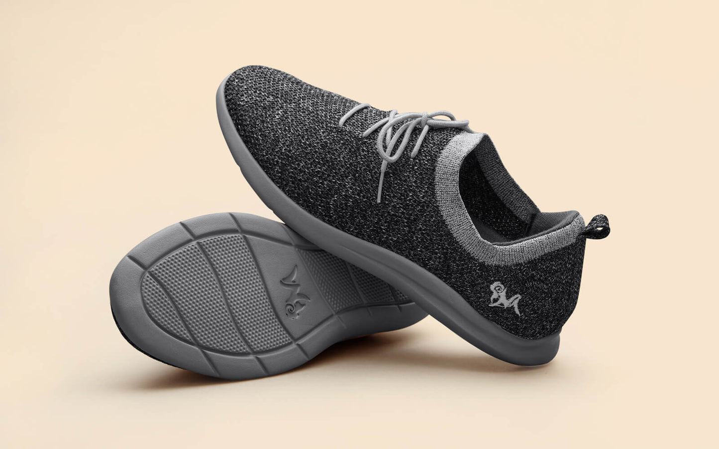 ReLive Knit Sneakers : Grey Melange by My Store