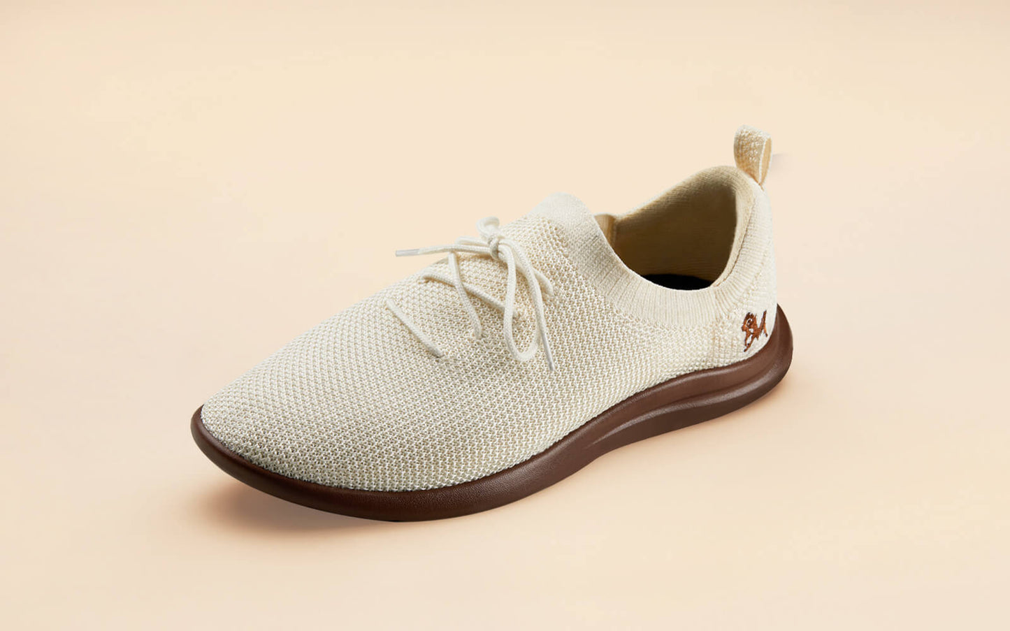 ReLive Knit Sneakers : Tusk Ivory / Brown Sole by My Store