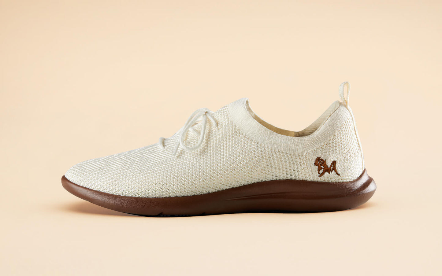 ReLive Knit Sneakers : Tusk Ivory / Brown Sole by My Store