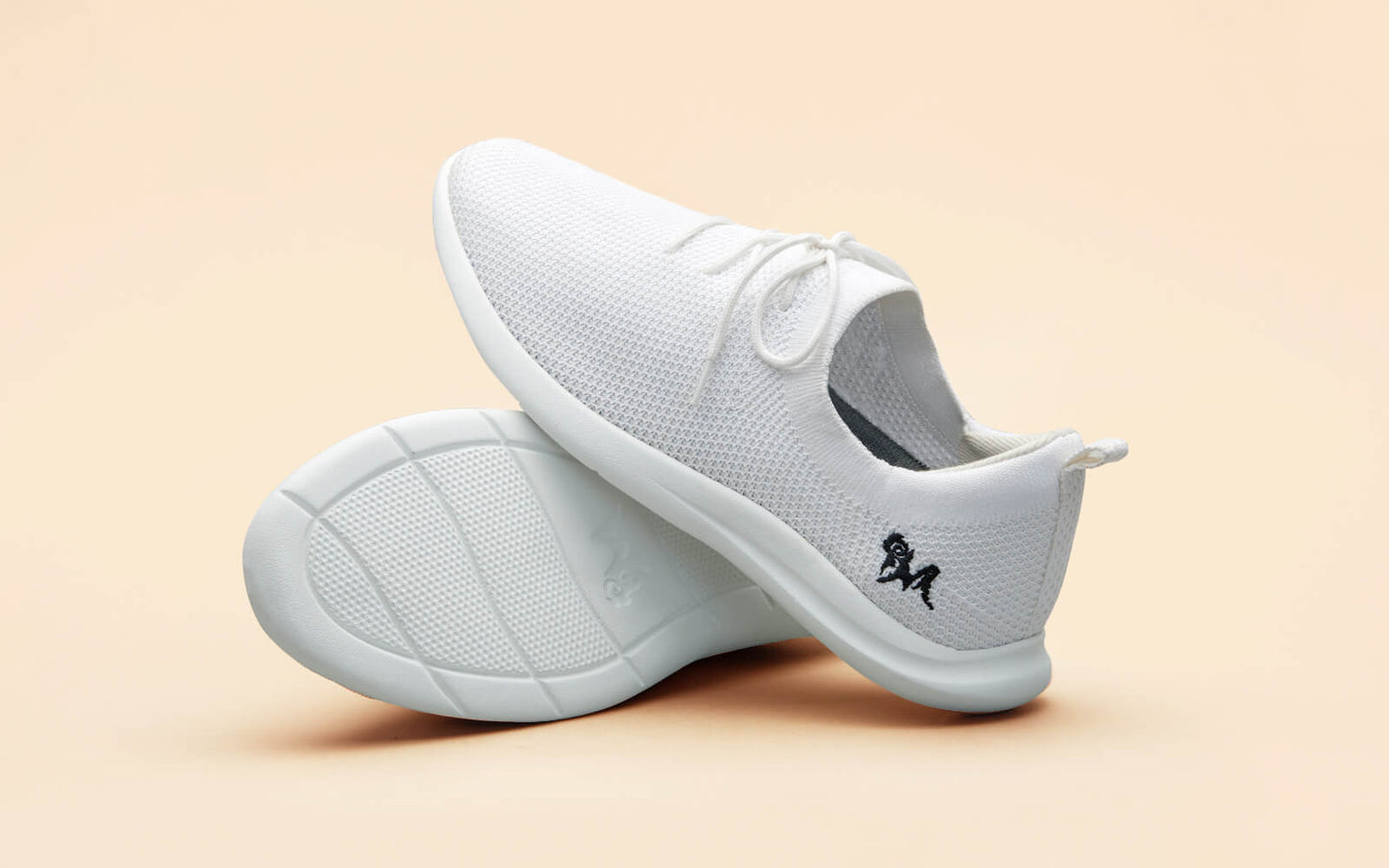 ReLive Knit Sneakers : Brilliant White by My Store