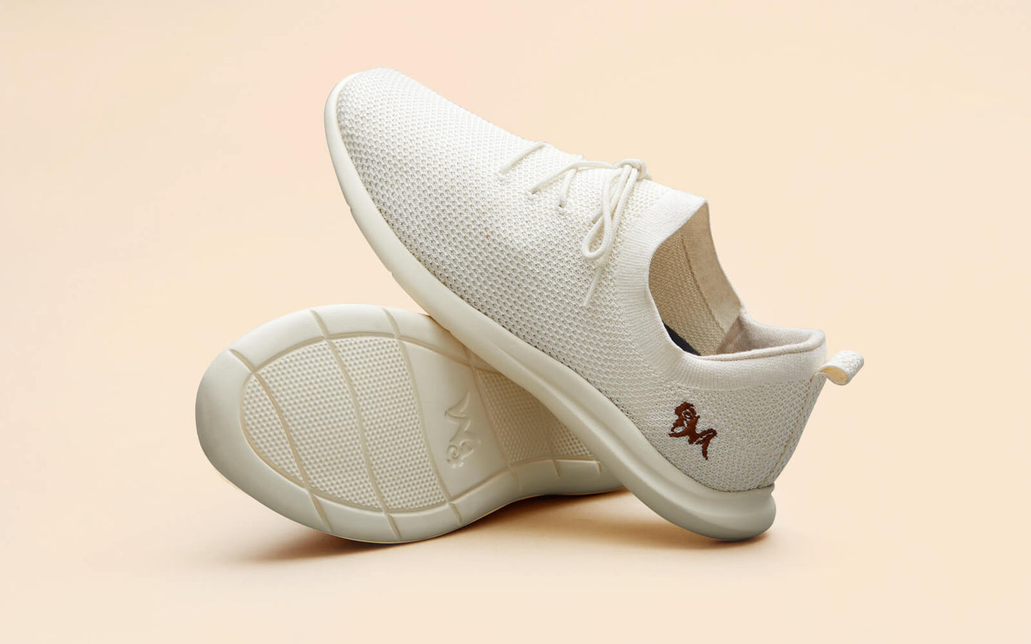 ReLive Knit Sneakers : Ivory Cream by My Store
