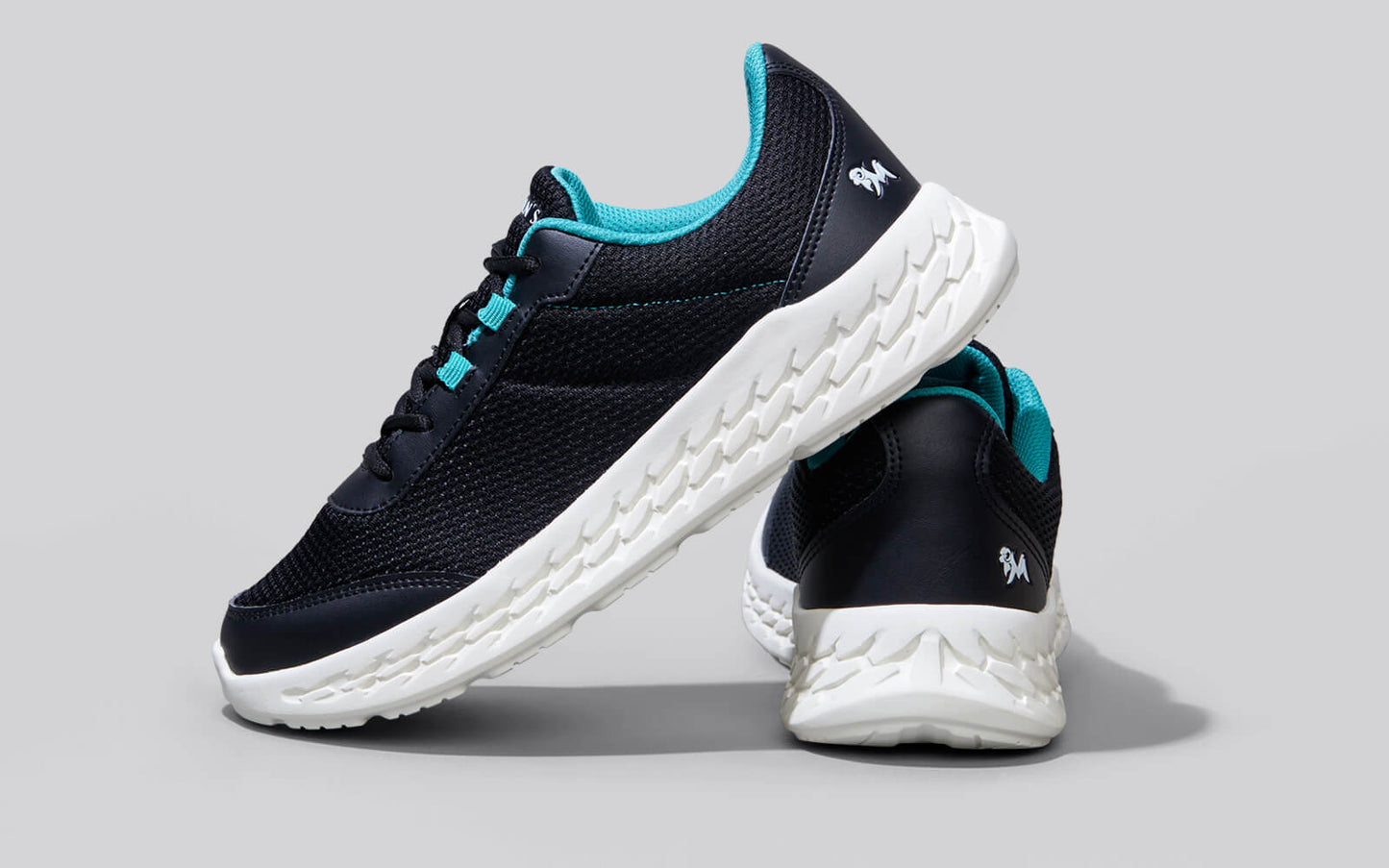 Relaxed Sporties : Black-Teal by My Store