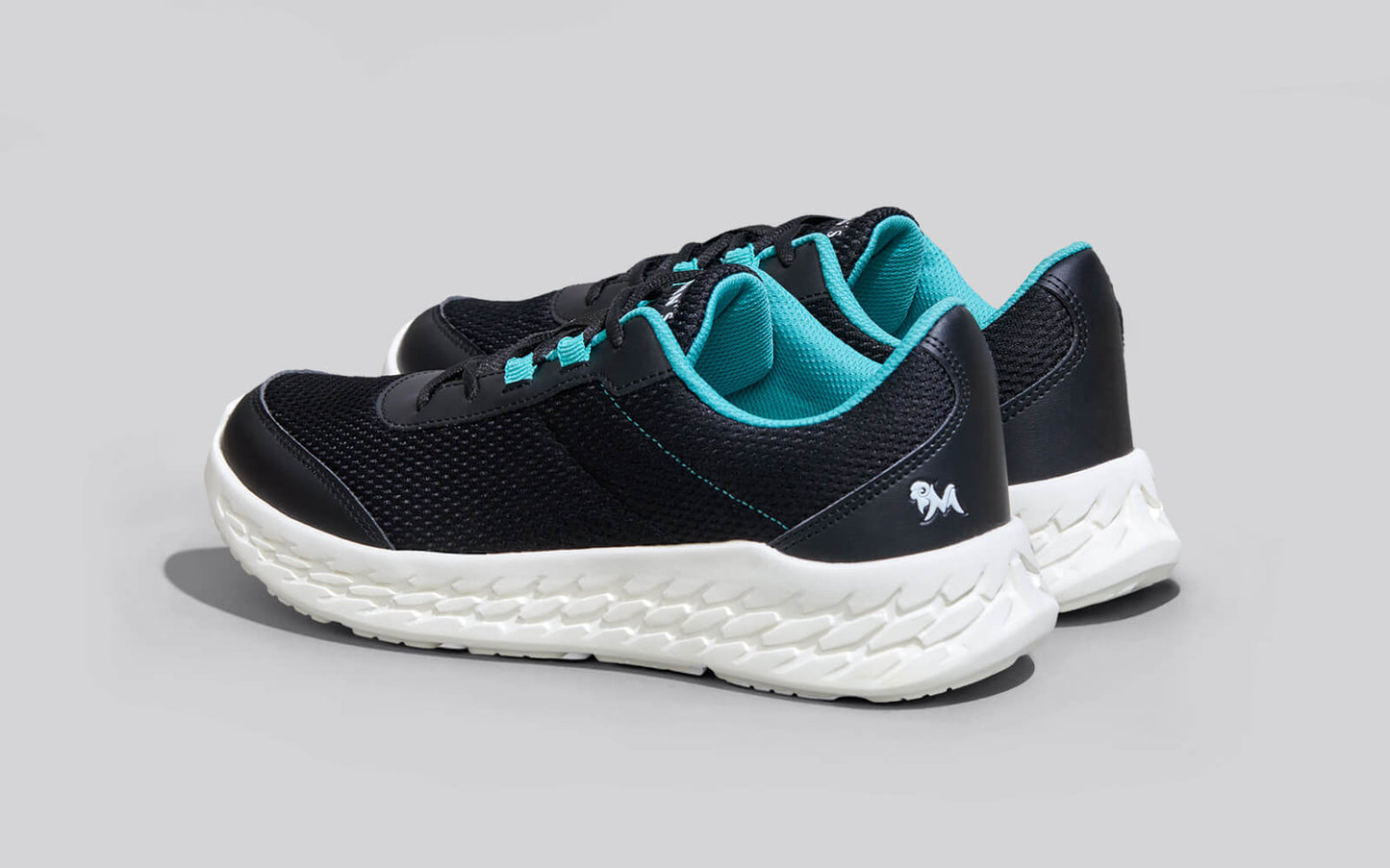 Relaxed Sporties : Black-Teal by My Store