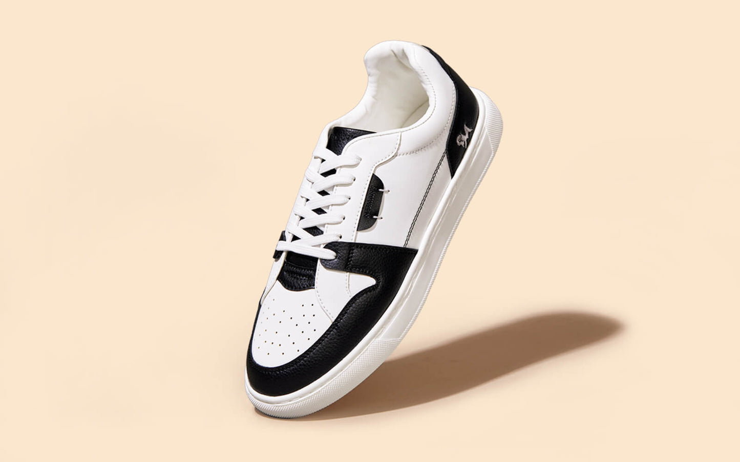 Retro Slick Sneakers : Black and White by My Store