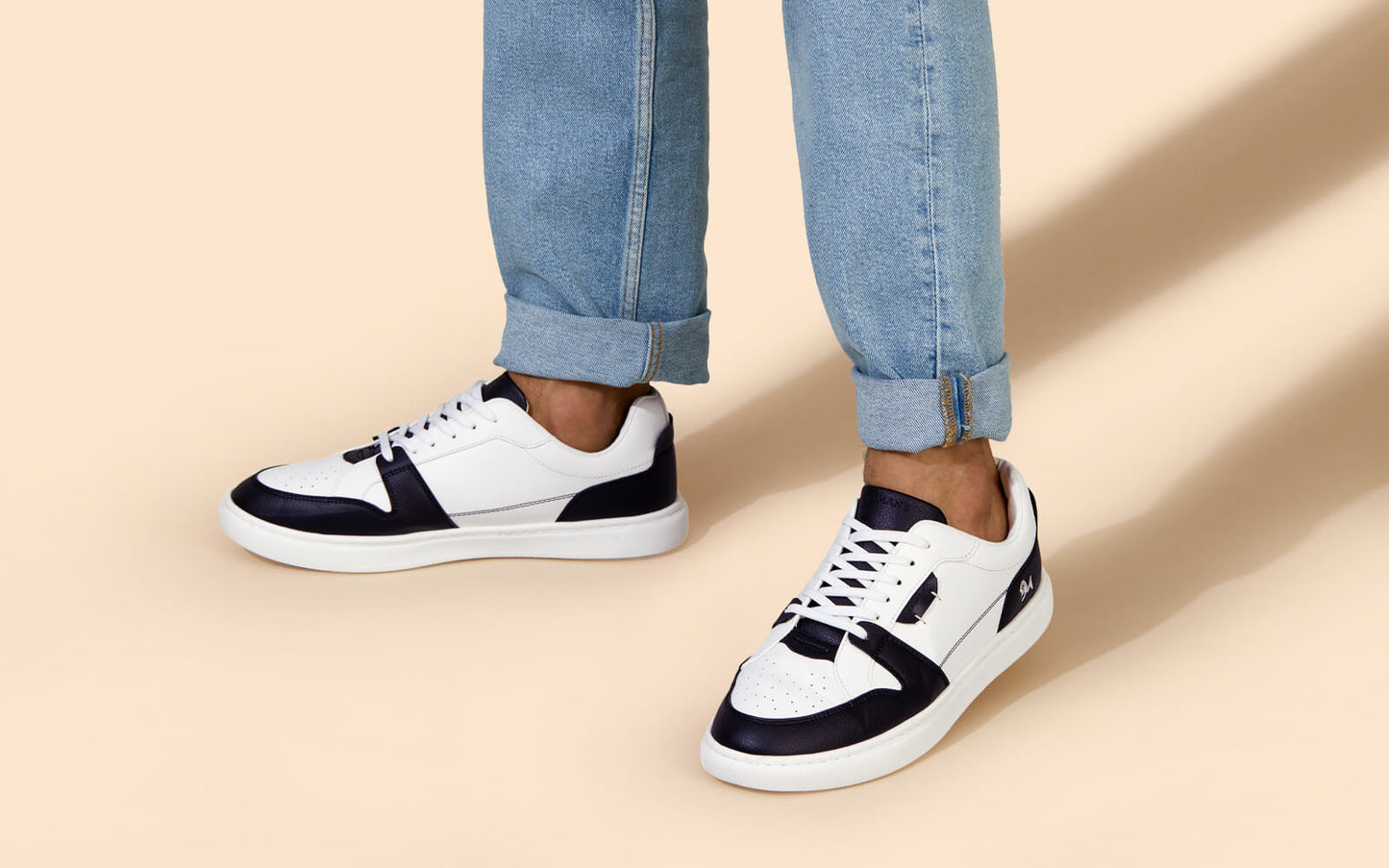 Retro Slick Sneakers : Black and White by My Store