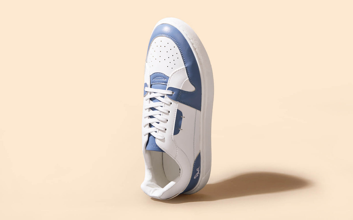Retro Slick Sneakers : Blue and White by My Store