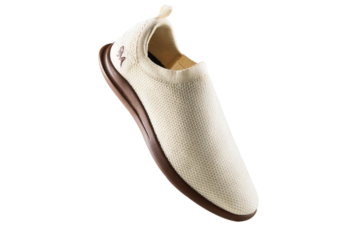 ReLive Knit Slip Ons : Tusk Ivory / Brown Sole by My Store
