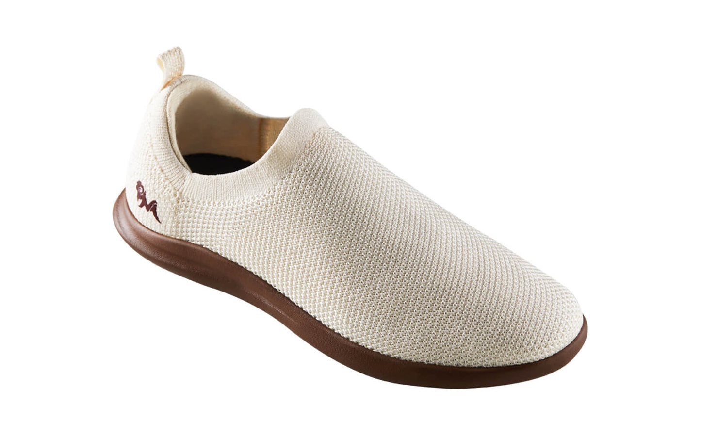 ReLive Knit Slip Ons : Tusk Ivory / Brown Sole by My Store