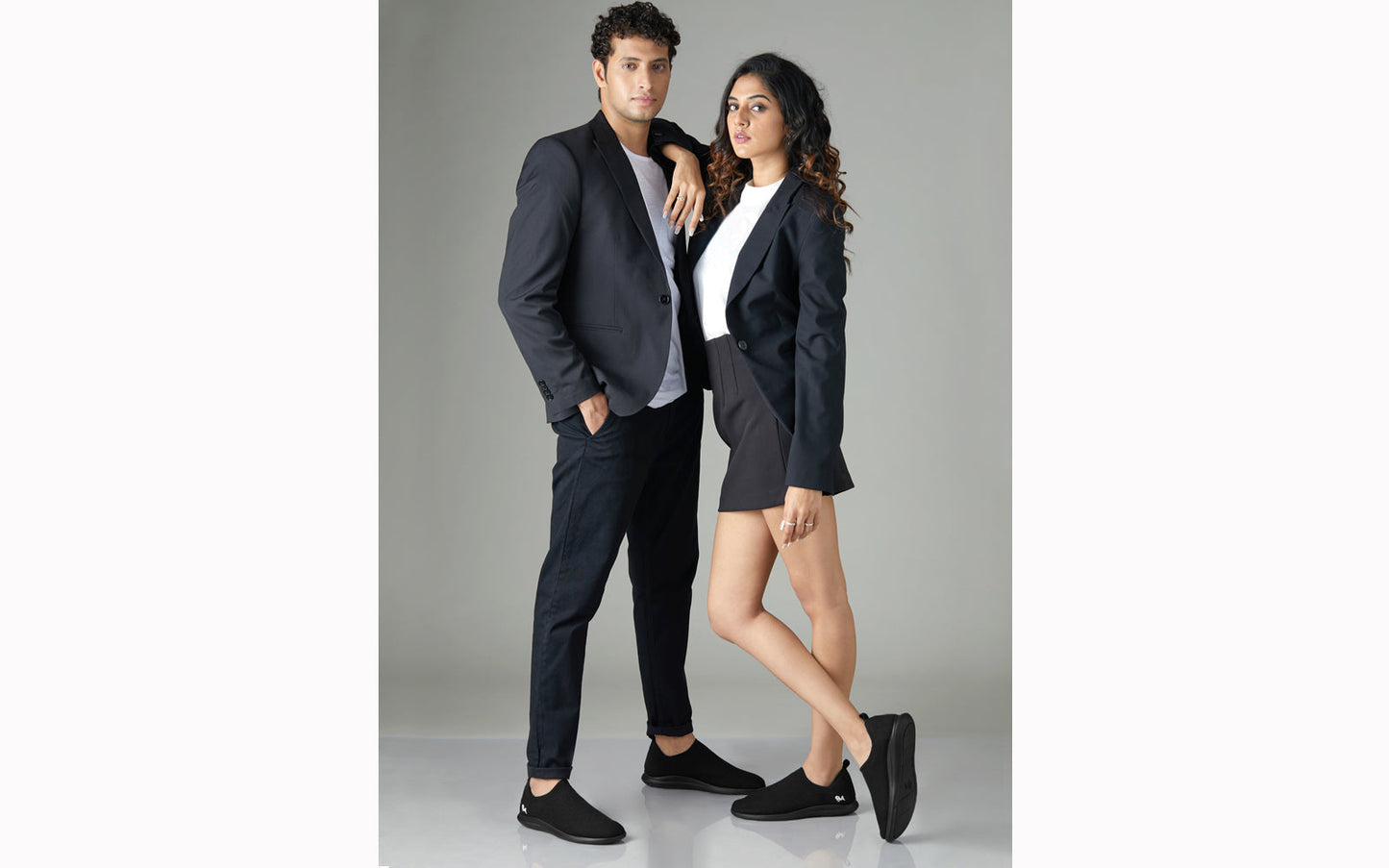 ReLive Knit Slip Ons : Hale Black by My Store