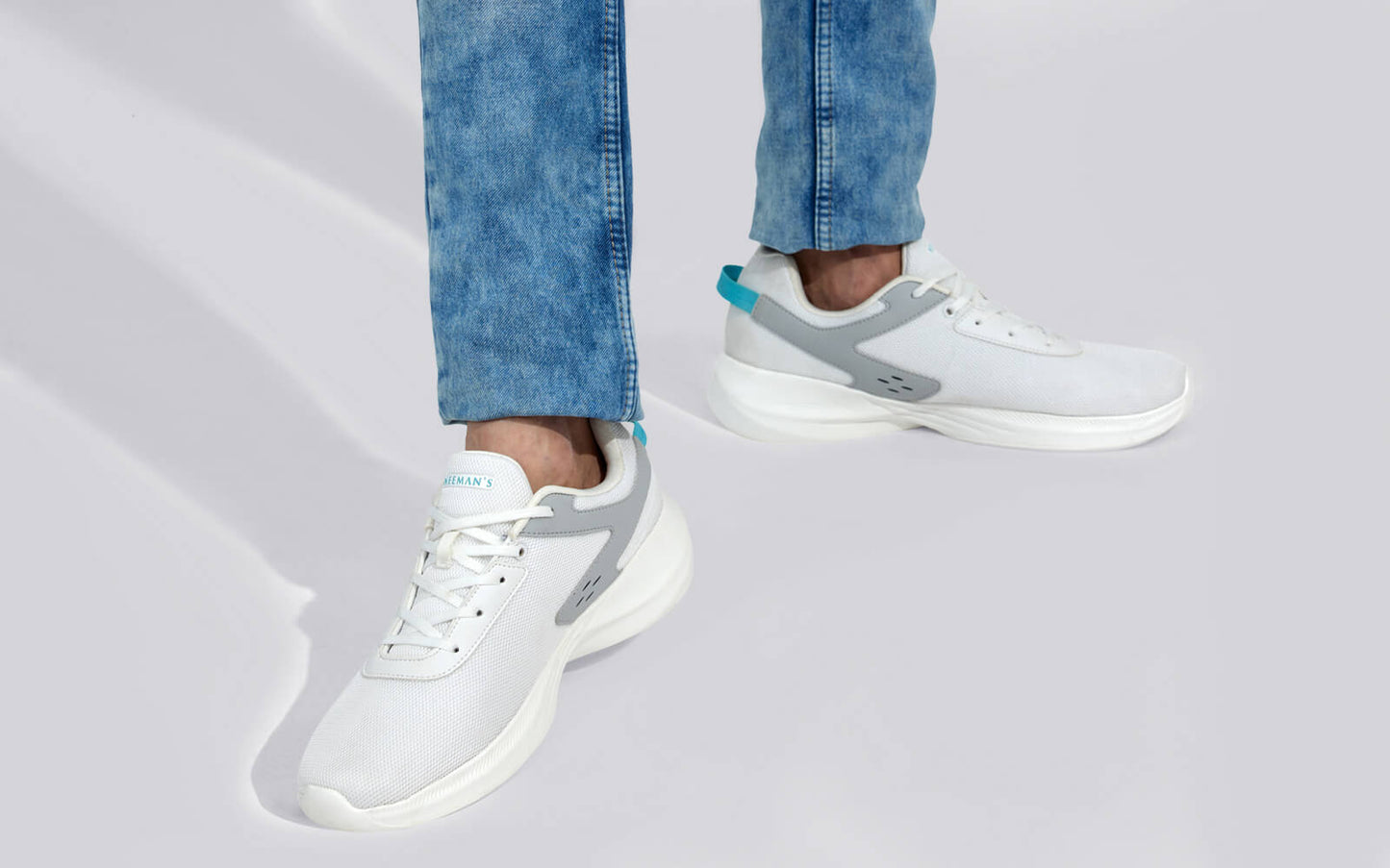 Striking Strides : White by My Store