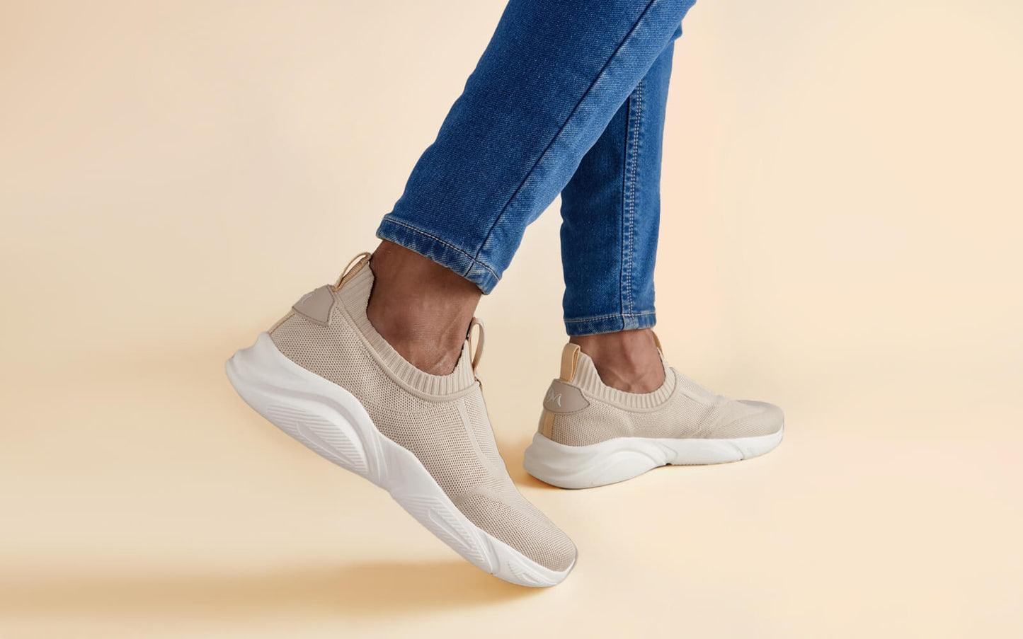 Sole Max Slip Ons : Ultra Beige by My Store
