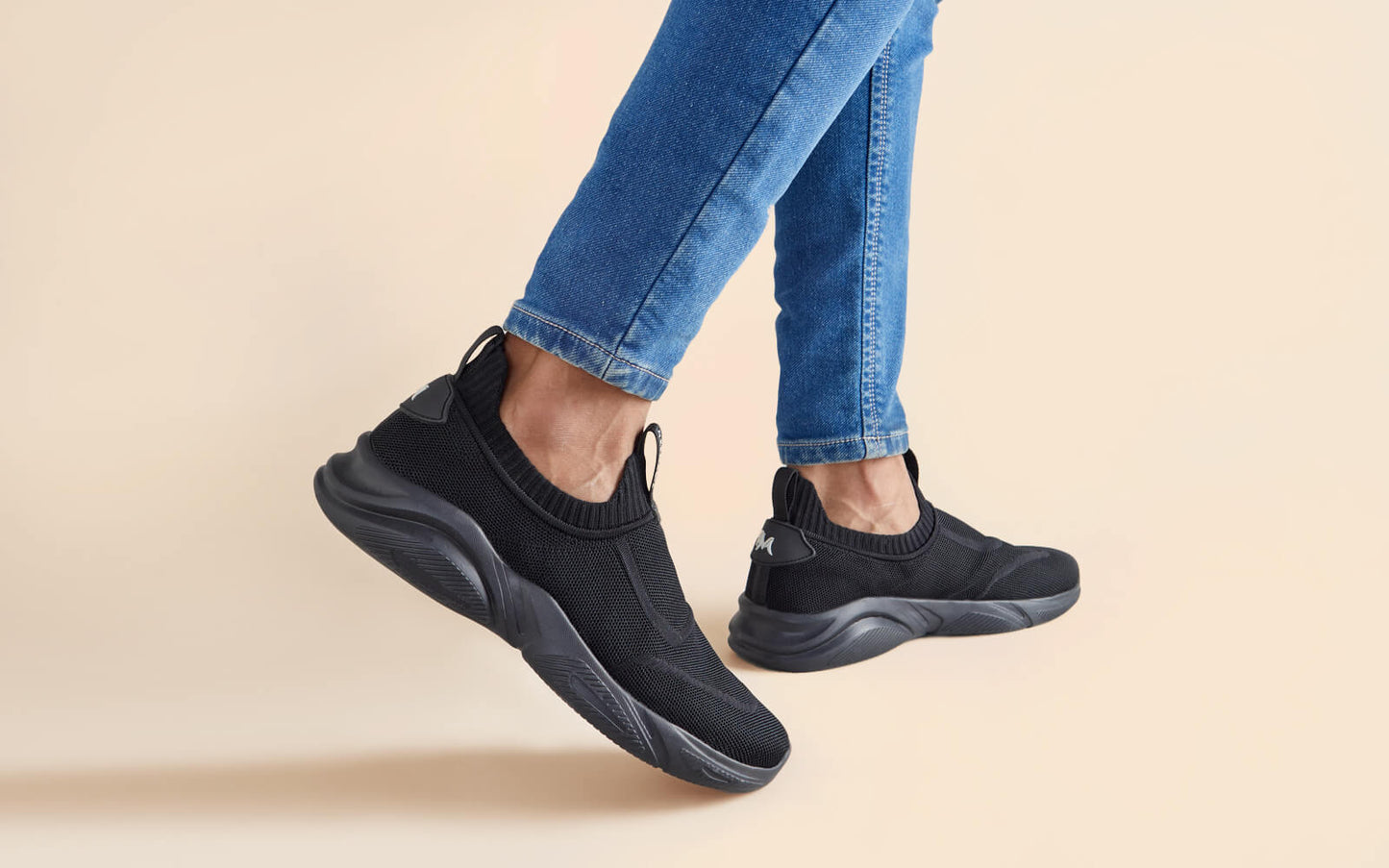 Sole Max Slip Ons : Ultra Black by My Store