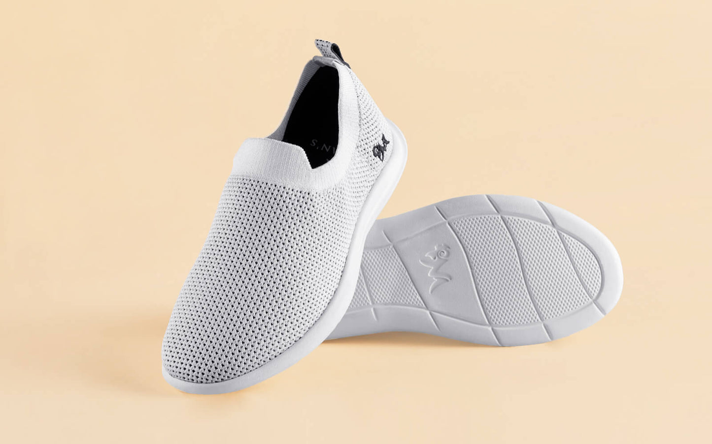 Spotlight Slip Ons : Brilliant White by My Store