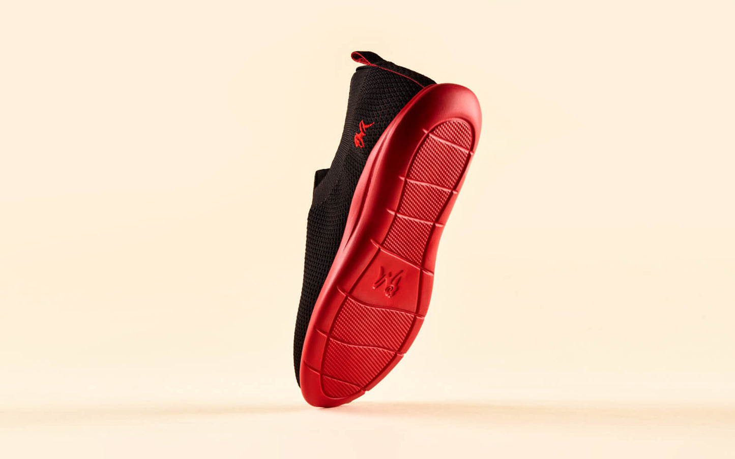 Spotlight Slip Ons : Hale Black / Red Sole by My Store
