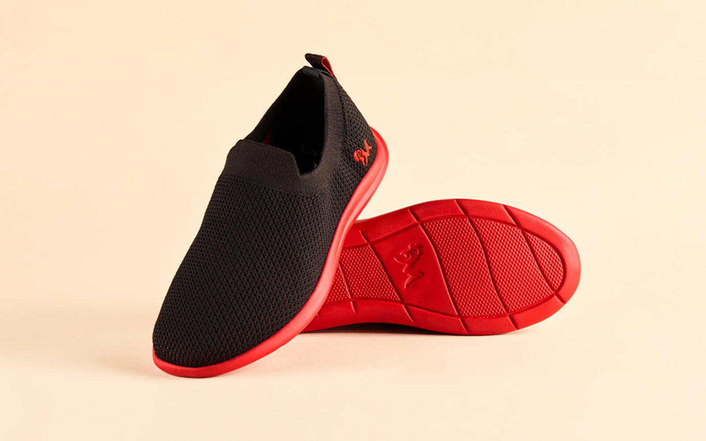 Spotlight Slip Ons : Hale Black / Red Sole by My Store