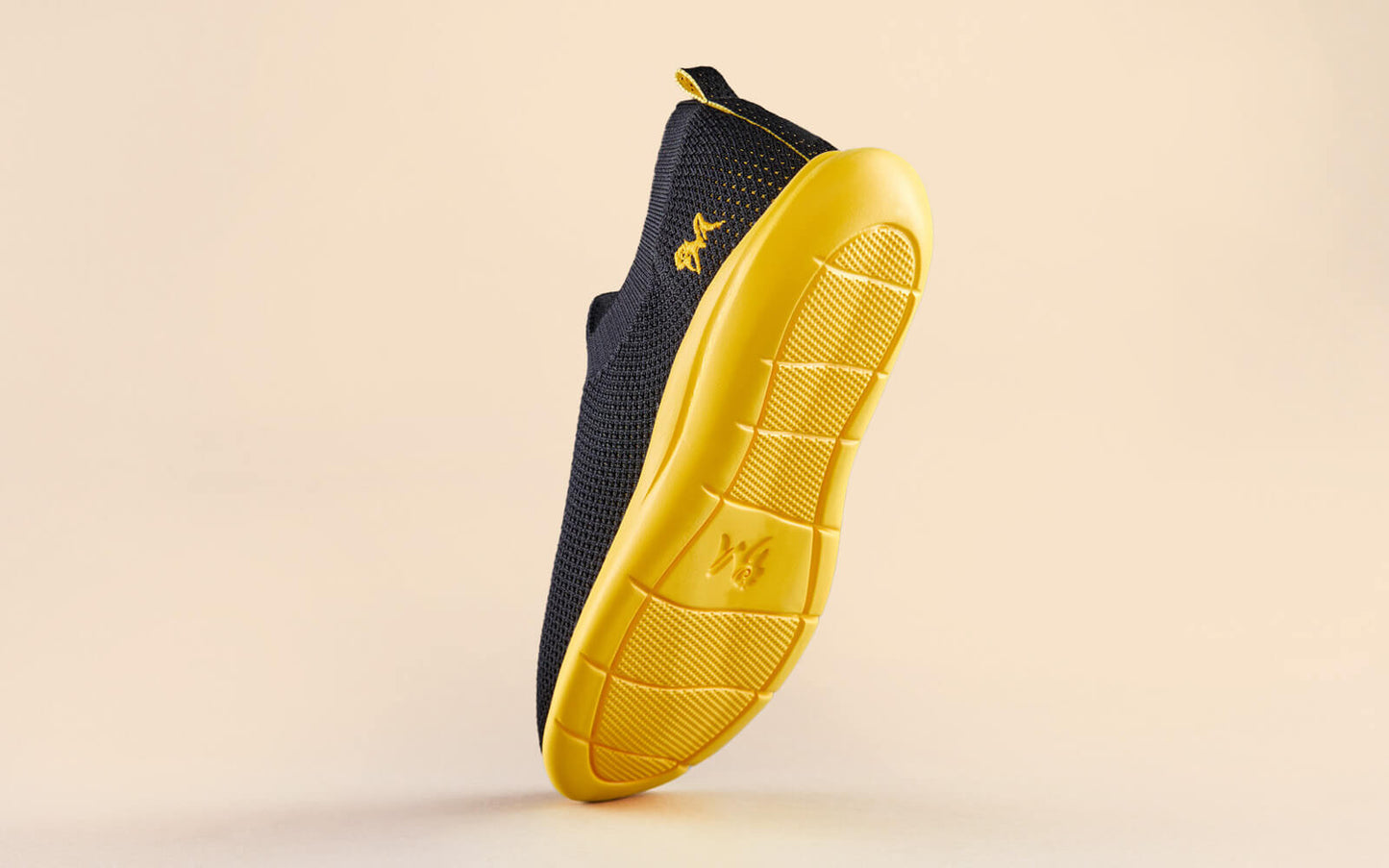 Spotlight Slip Ons : Hale Black / Yellow Sole by My Store