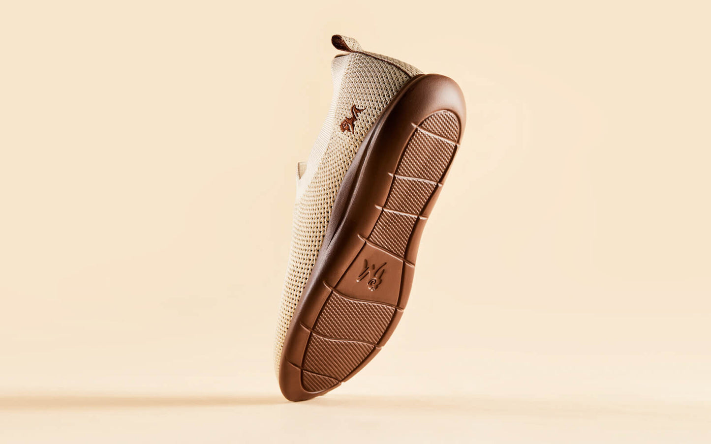 Spotlight Slip Ons : Tusk Ivory / Brown Sole by My Store