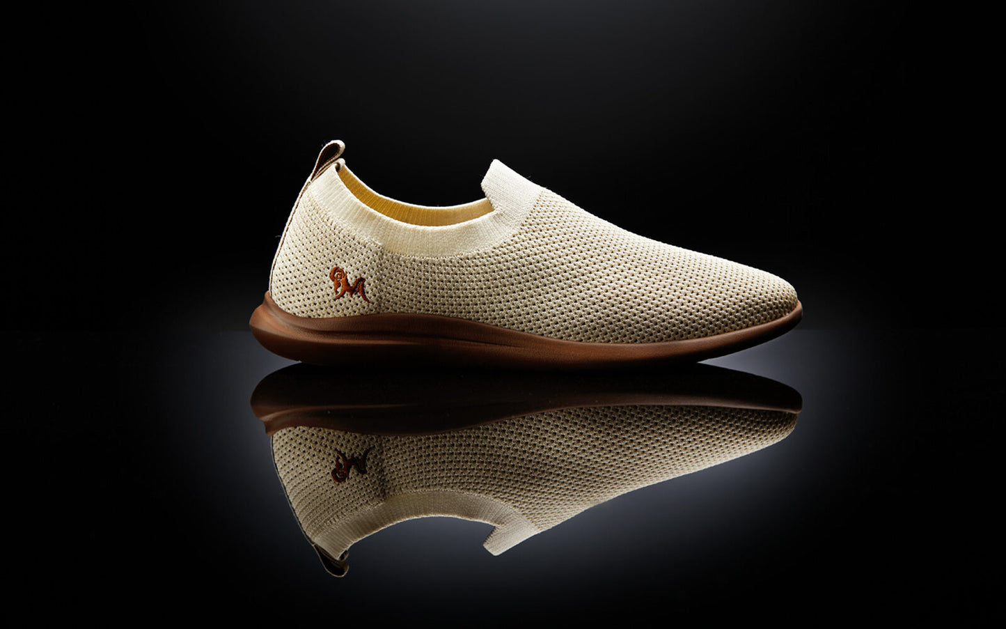 Spotlight Slip Ons : Tusk Ivory / Brown Sole by My Store
