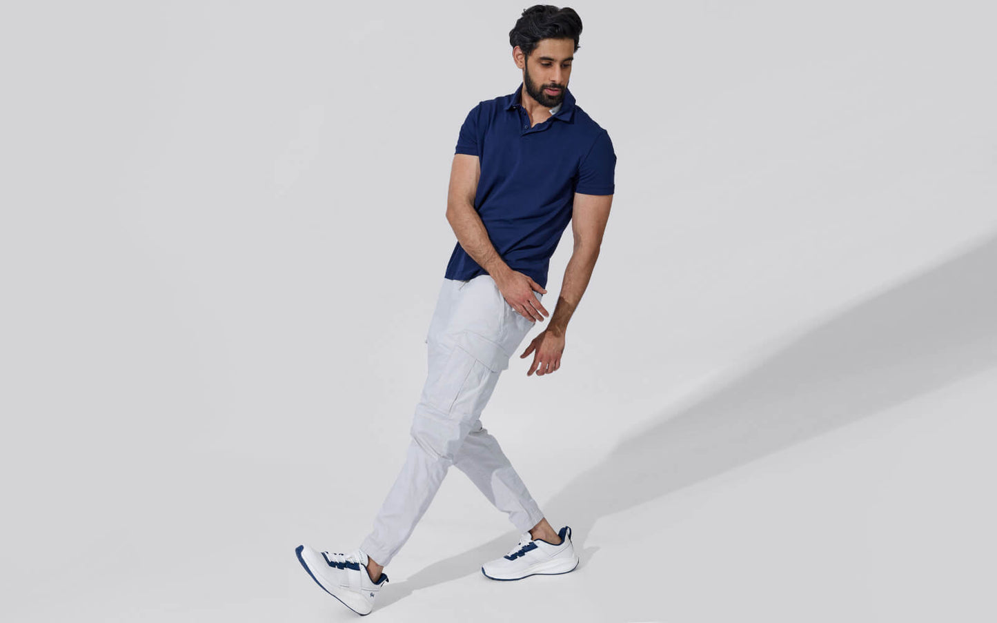 The Exuberants – White-Blue | Trendy White & Blue Sneakers for Active Everyday Style