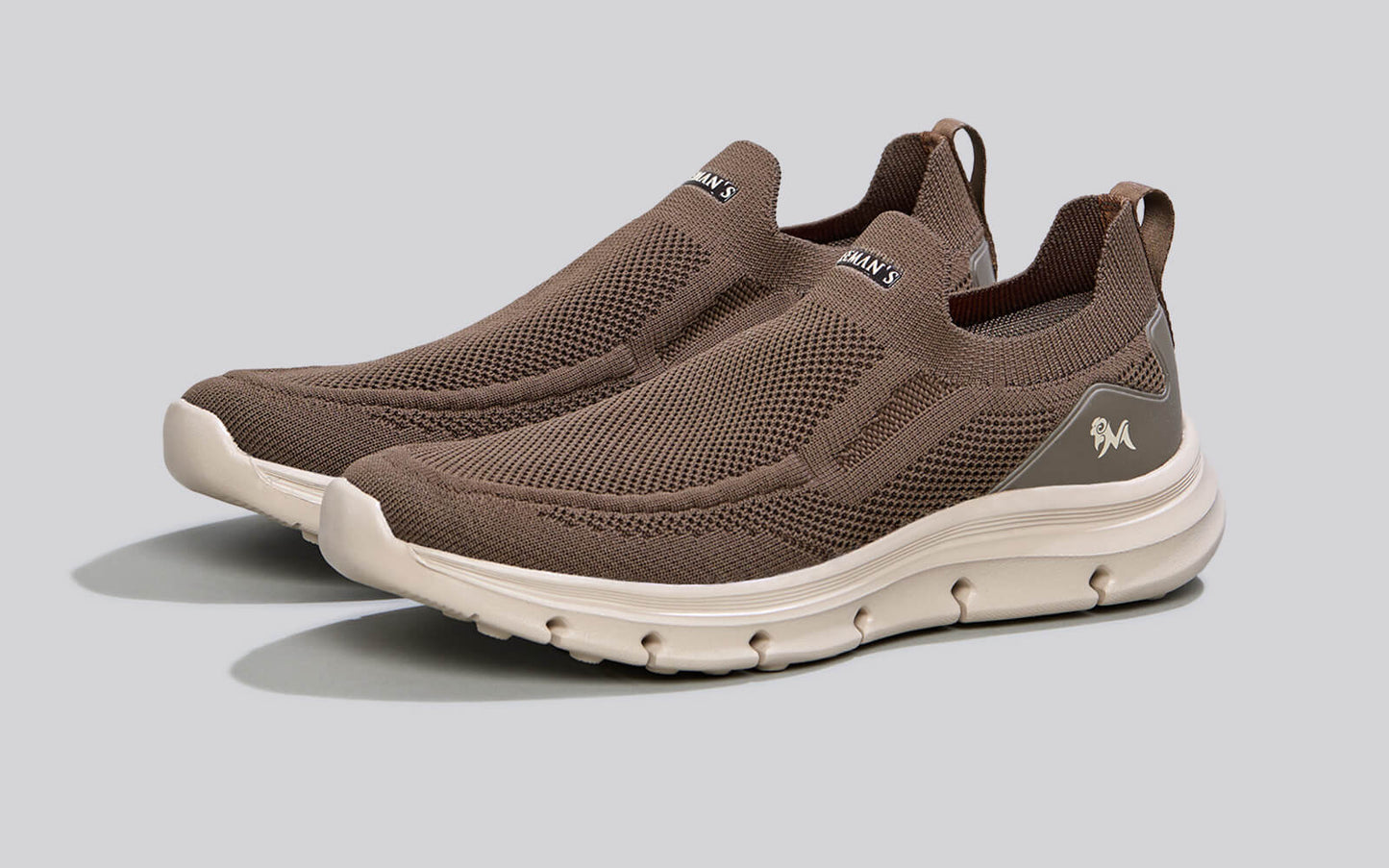 Breathe Ease Slip Ons : Brown by My Store