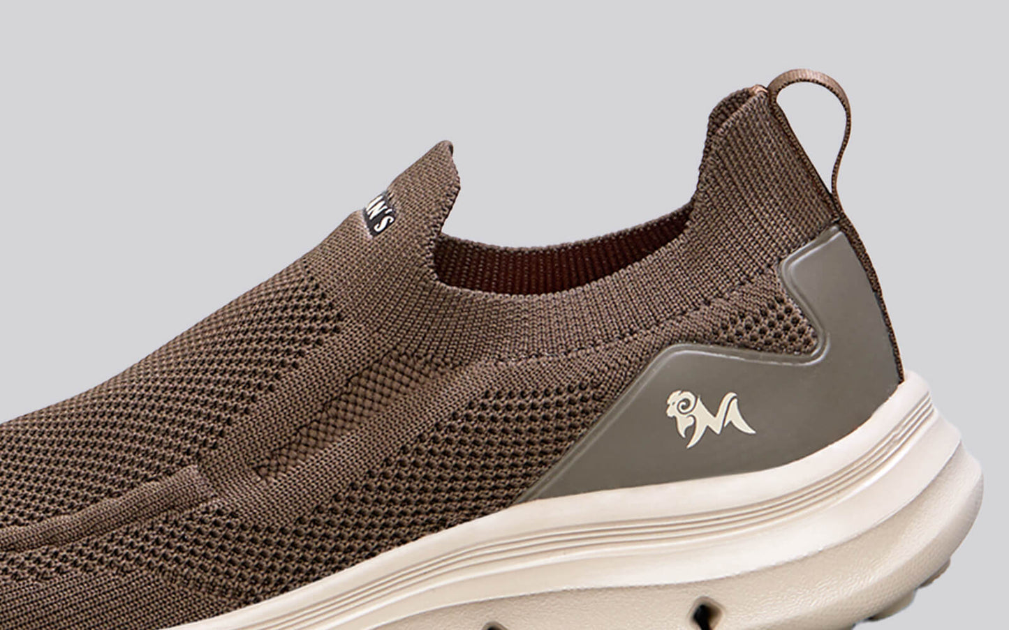 Breathe Ease Slip Ons : Brown by My Store