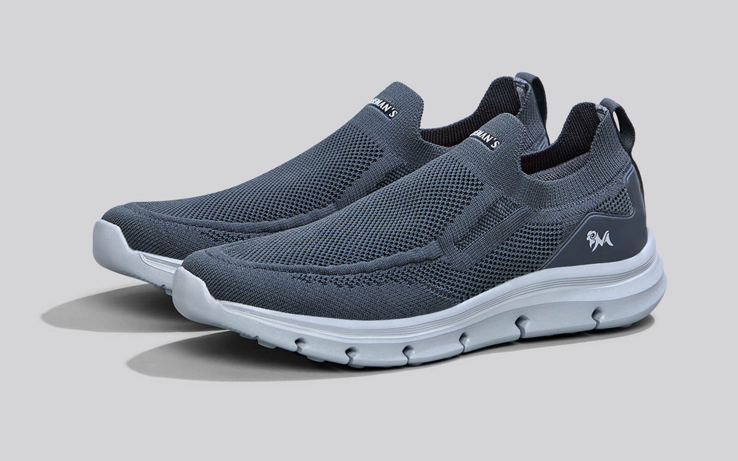 Breathe Ease Slip Ons : Grey by My Store
