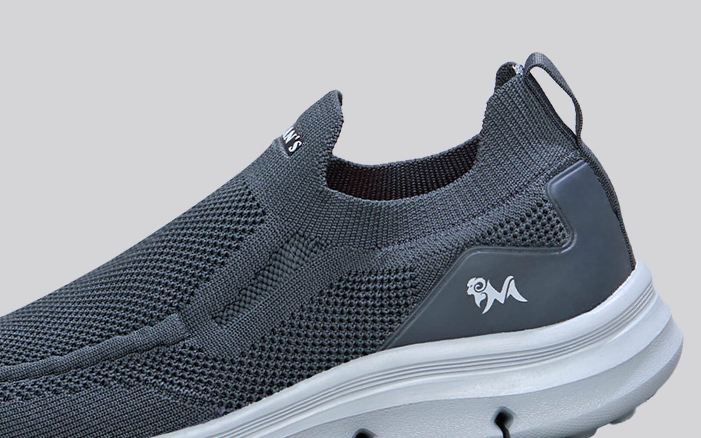 Breathe Ease Slip Ons : Grey by My Store
