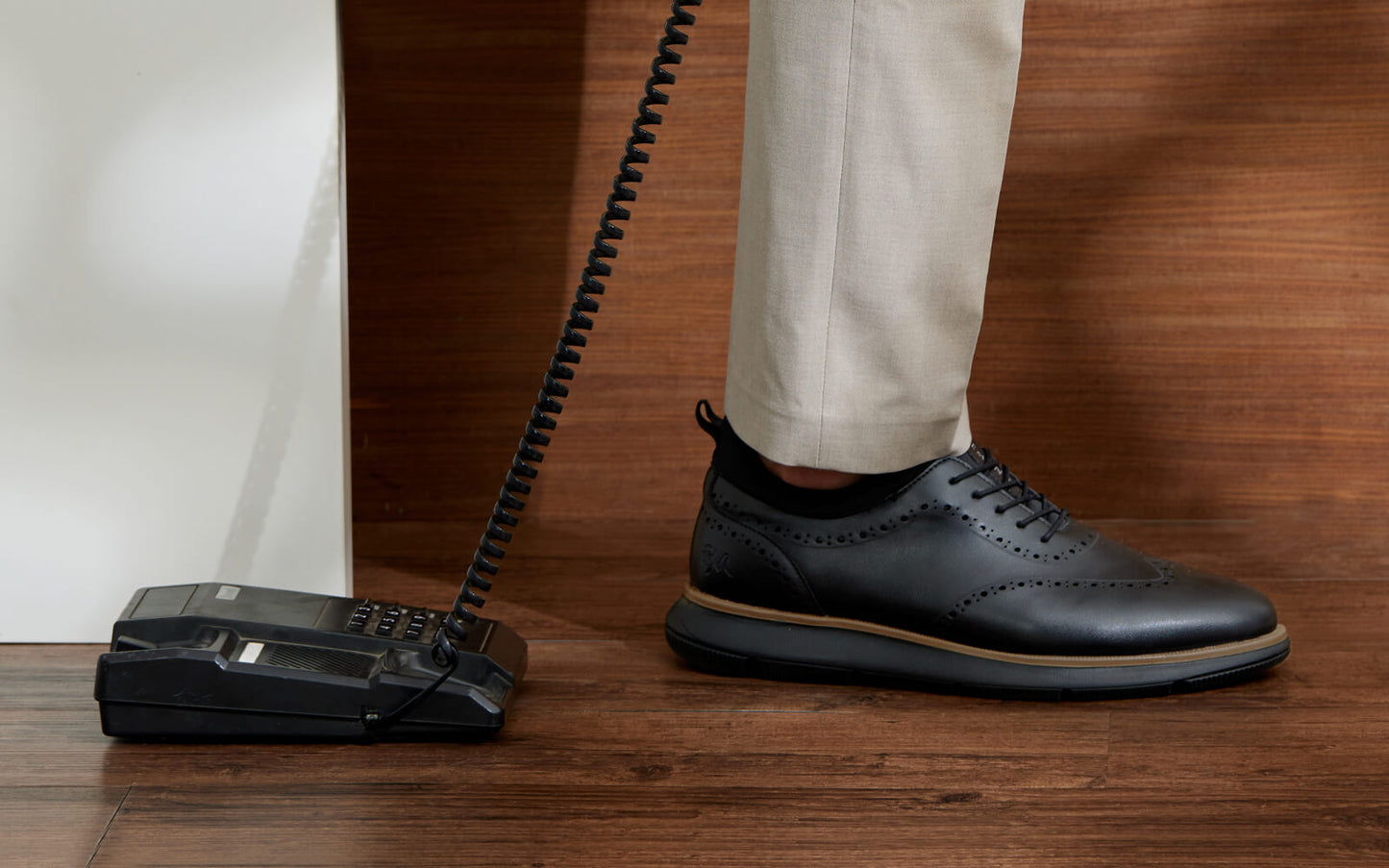 Crossover Brogues – Black | Modern Brogue Shoes for Men with Classic Detailing