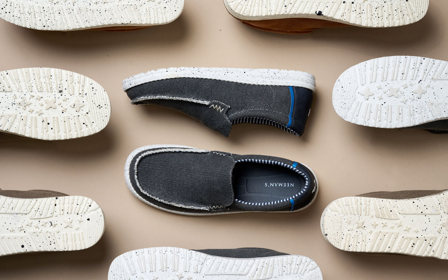 The Wanderers Slip Ons : Black by My Store