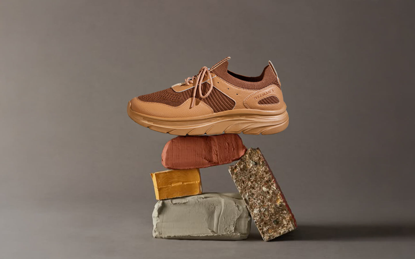 High Wave Sneakers : Tan by My Store