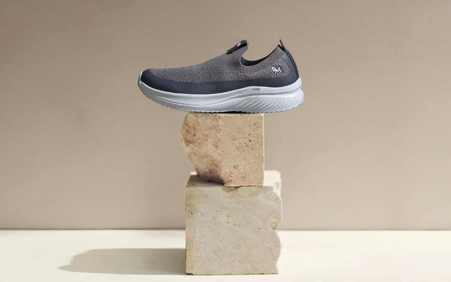 Ease Walk Slip Ons : Grey by My Store