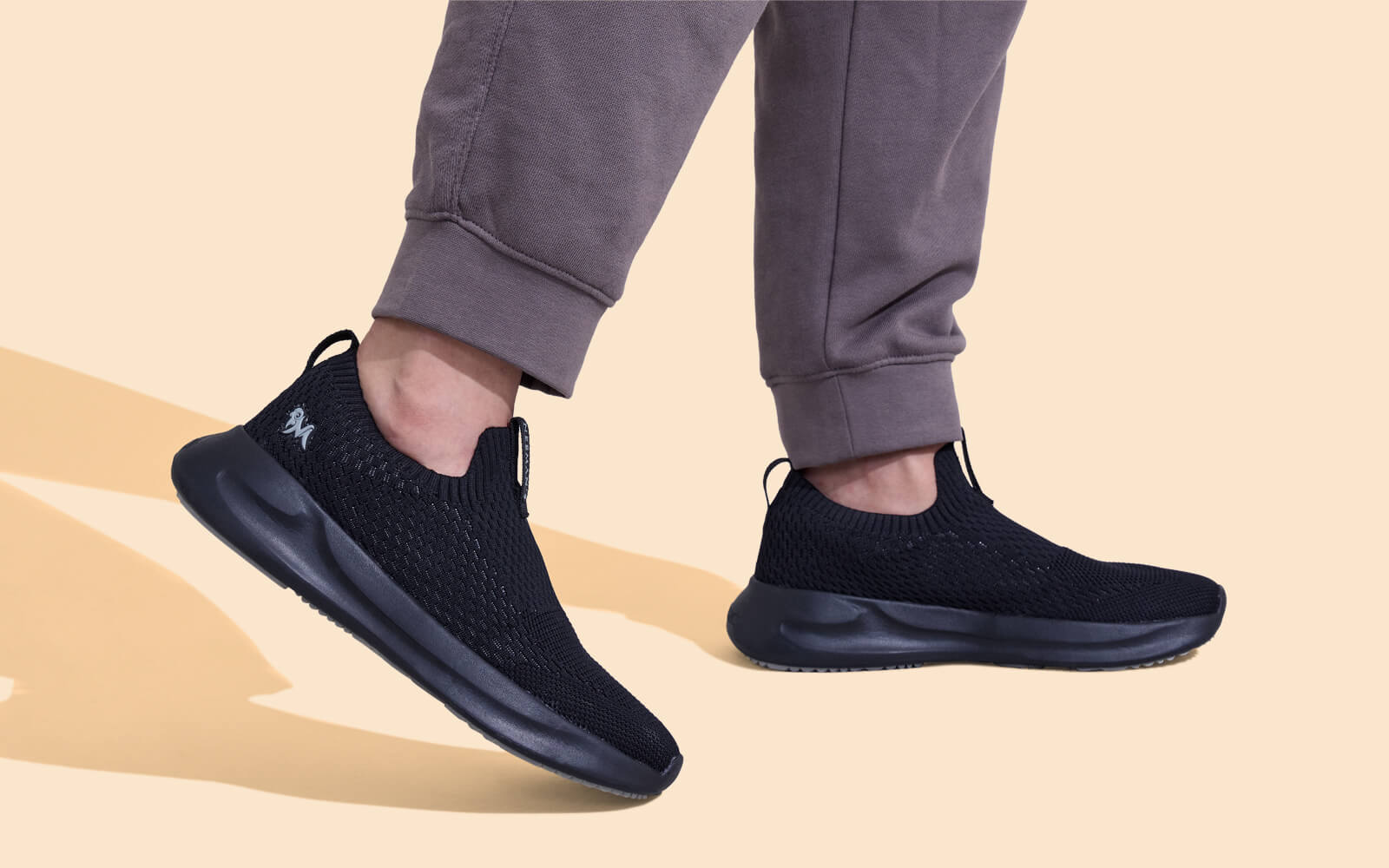Knit Trainers For Men : Black by My Store