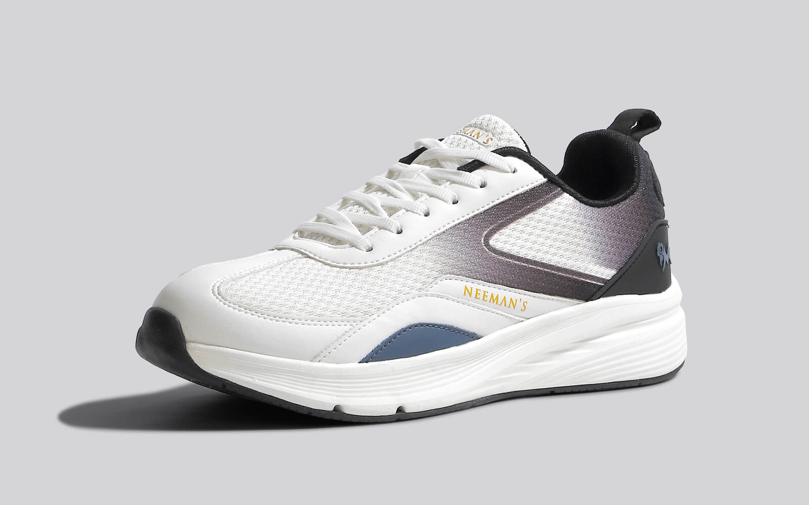 Light Trainers : White-Black by My Store