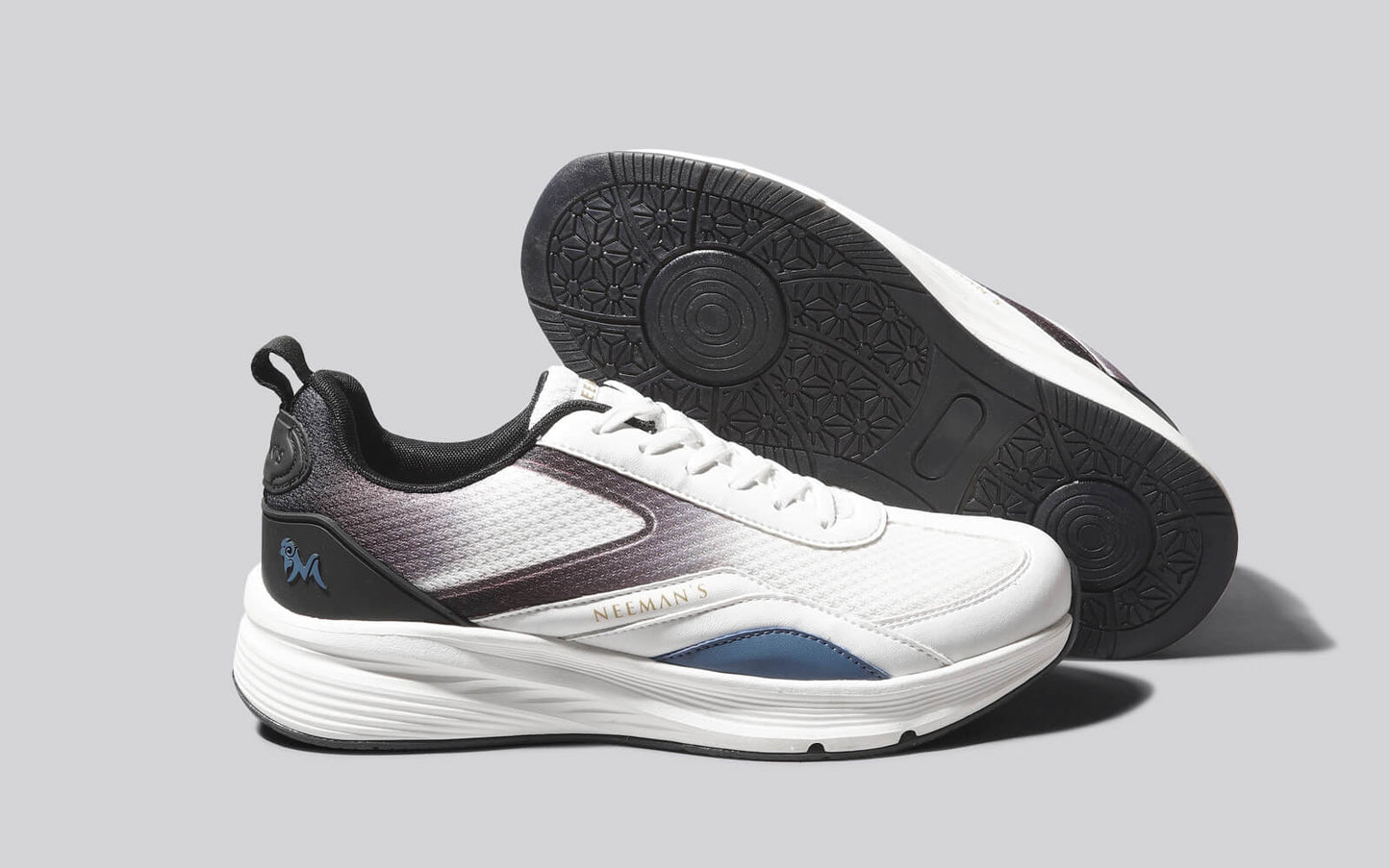 Light Trainers : White-Black by My Store