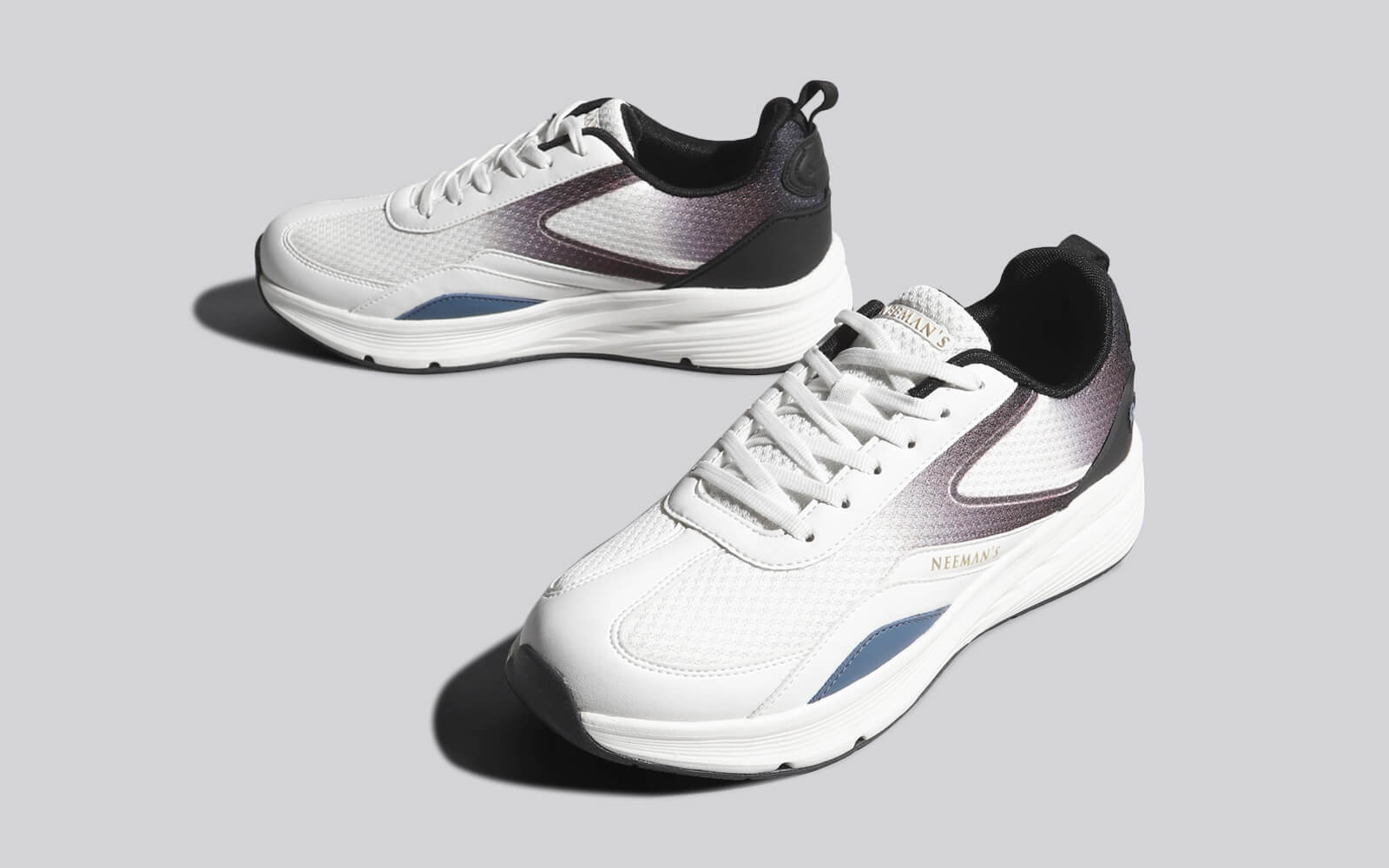 Light Trainers : White-Black by My Store