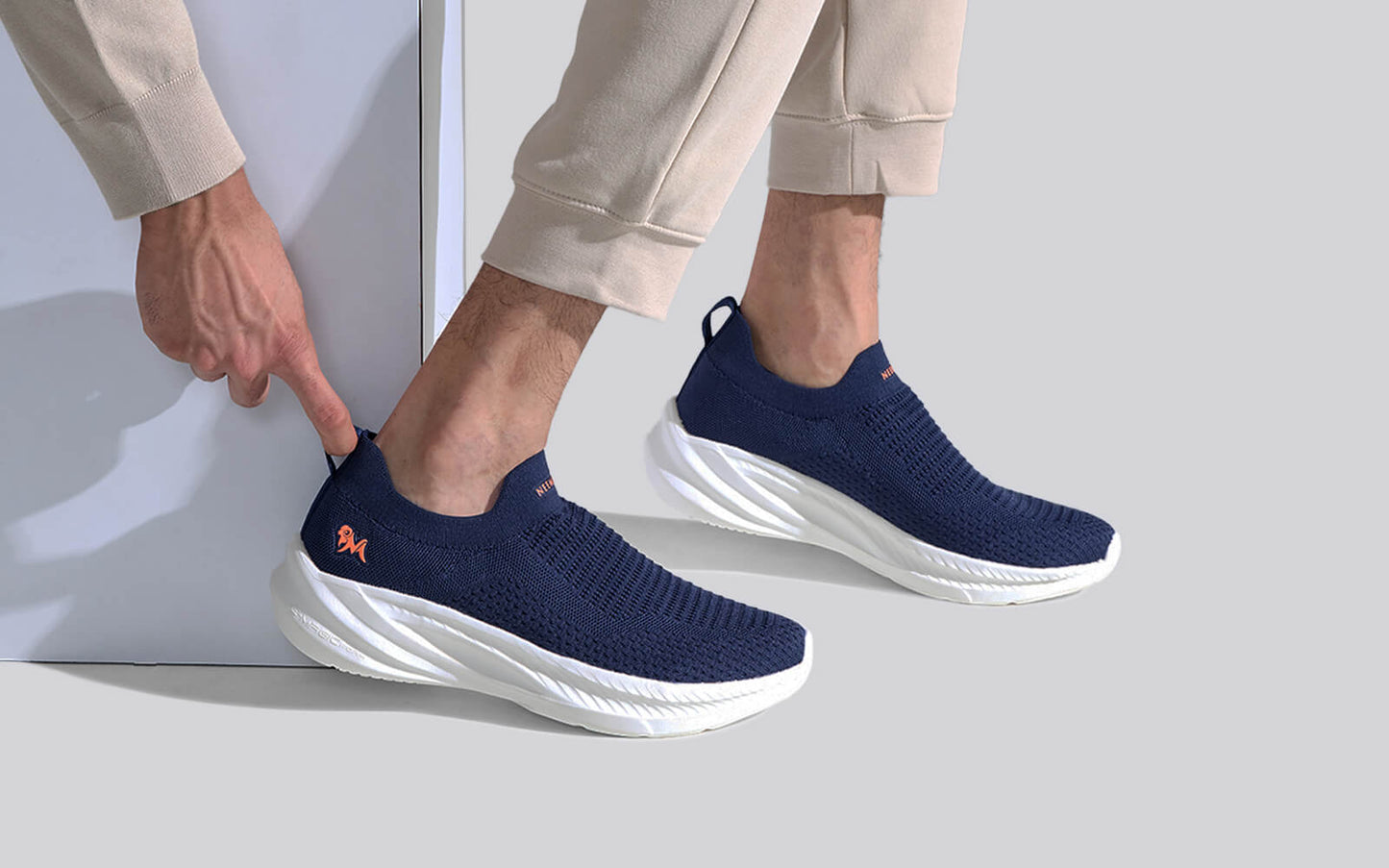 Max Cushy Slip Ons : Blue by My Store