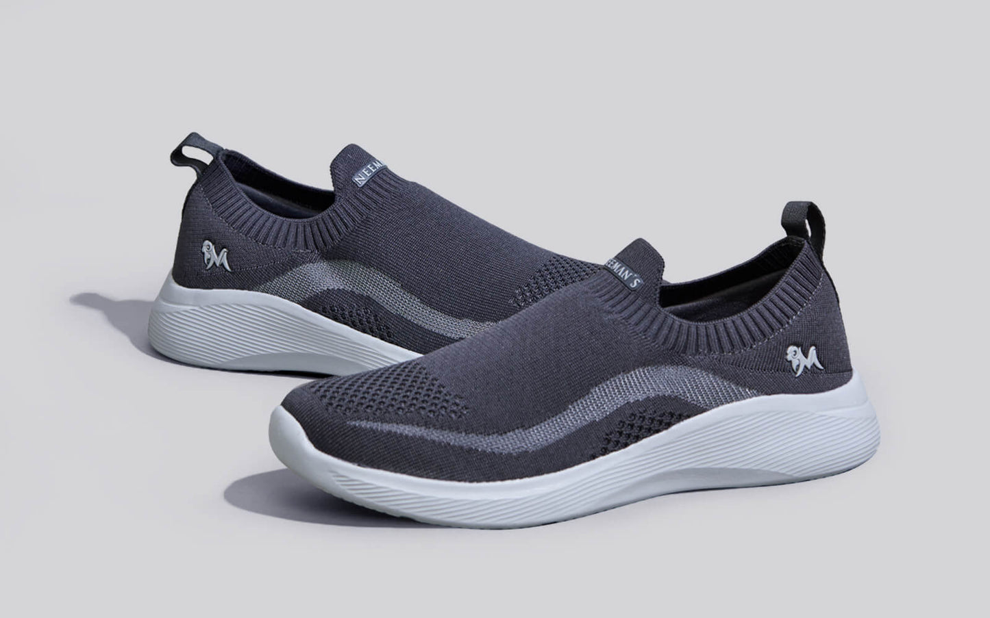 Everyday Basic Slip Ons : Dark Grey by My Store
