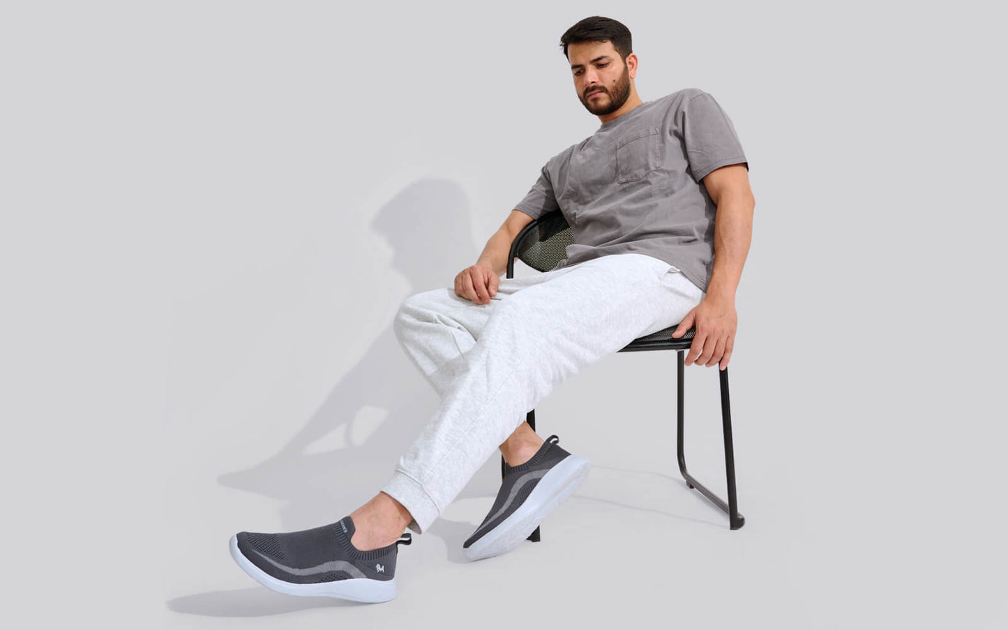 Everyday Basic Slip Ons : Dark Grey by My Store