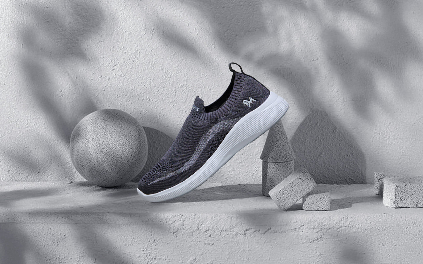 Everyday Basic Slip Ons : Dark Grey by My Store