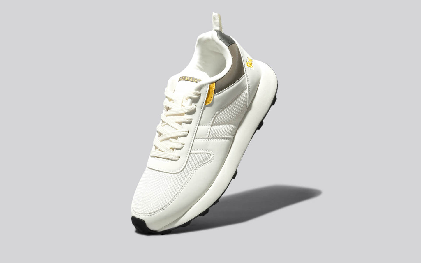 The Eighties : Ivory-Brown-Yellow by My Store