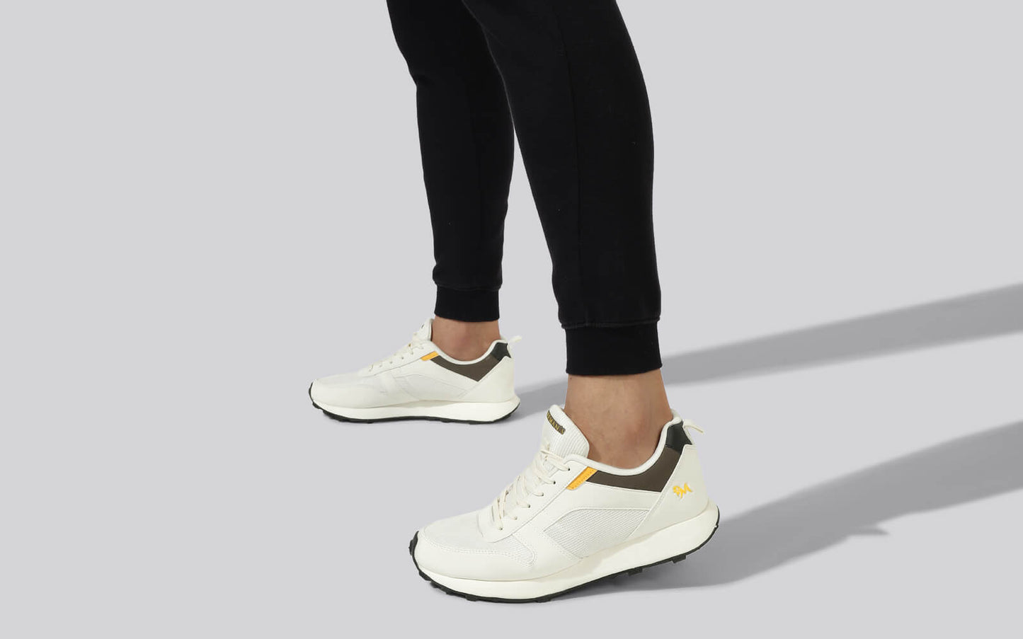 The Eighties : Ivory-Brown-Yellow by My Store